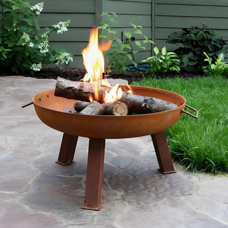 汇川锈钢板火盆